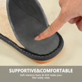 thumbnail image 6 of IAUYY Memory Foam House Slippers Suitable for Both Men and Women. Comfortable, Anti-Slip Plush Flat-Bottomed Slippers The Best Holiday Gift White Space Area, 6 of 9