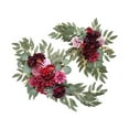 thumbnail image 2 of Rongfmy 2 Pieces Artificial Wreath Artificial Floral Swag Simulation Garland Flower Swag E, 2 of 9