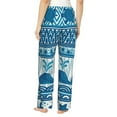 thumbnail image 3 of Disketp Sea Underwater Animals Print Women'S Comfy Pajama Pants Casual Drawstring Palazzo Lounge Wide Leg Pants, 3 of 9