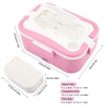 thumbnail image 5 of Electric Lunch Box Food Heater, 2 in 1 Portable Heated Lunch Box for Car Truck Home Work Adults Food Heating, Leak Proof, 1.5L Stainless Steel Container, 12V/24V 35W, 5 of 5