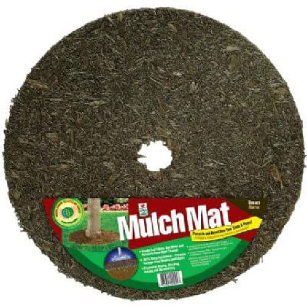 Perma Mulch TR24912-30 24-Inch Red and Brown Tree Ring 