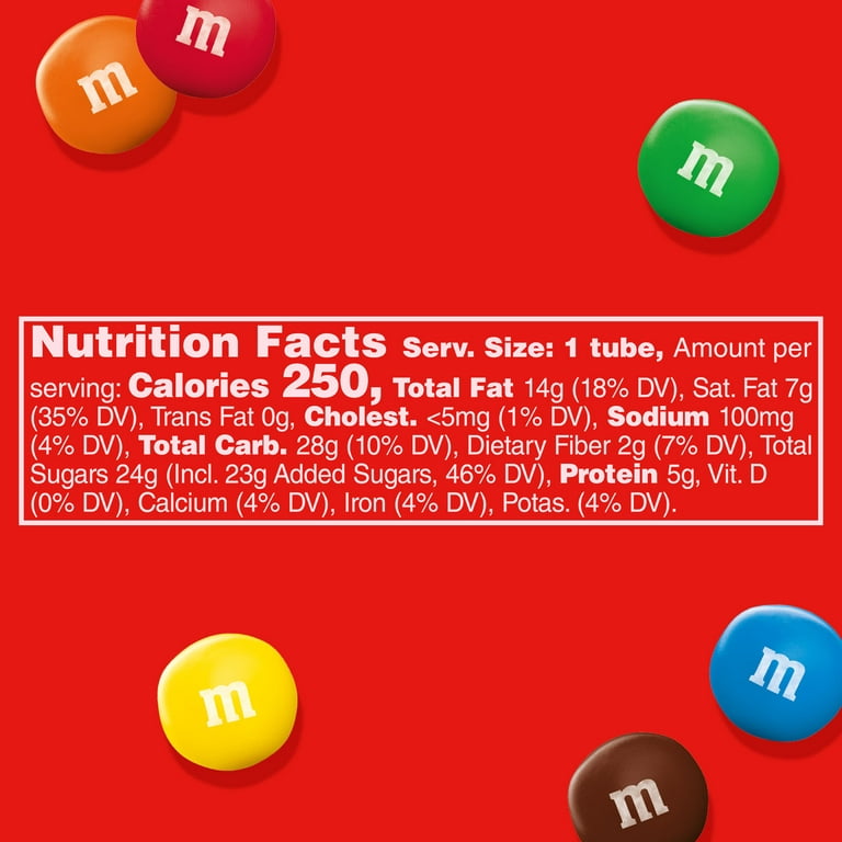 M&M's Minis Peanut Butter Share Size 1.74 oz Tube 144ct Case