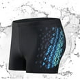 thumbnail image 1 of Mens Swim Shorts Printed Swimsuit Quarter Pants Quick-drying Swim Shorts, 1 of 4