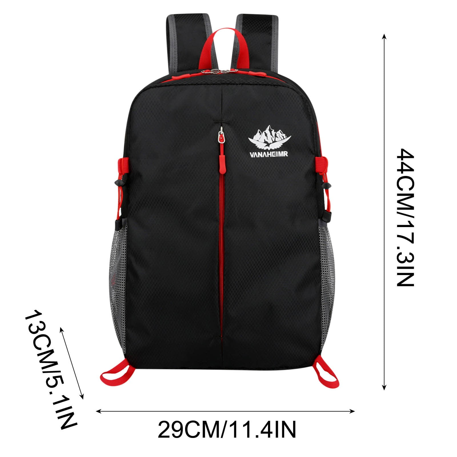 Sac à Dos De Randonnée Léger – 670 G, 50x32x16 Cm, Nylon, Imperméable, Ceinture Poitrine, Pour Camping, Vélo, Voyage
