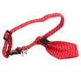 thumbnail image 3 of Collar de perro con lunares, corbata roja, lazo, algodón, accesorios ajustables para mascotas con campana, 3 of 8