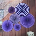 thumbnail image 1 of 6/set Round Hanging Paper Fans Pinwheels Wedding Birthday, 1 of 10