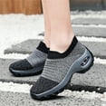 thumbnail image 3 of Linenghs Women's Air Cushion Fashion Sneaker Breathable Comfortable Light Walking Shoes, 3 of 5