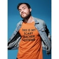thumbnail image 2 of Scary Teacher Costume T-Shirt Men -Smartprints Designs, Male 4X-Large, 2 of 4