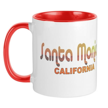 

CafePress - Santa Monica California Mug - Ceramic Coffee Tea Novelty Mug Cup 11 oz