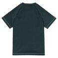 thumbnail image 6 of FORMRS Boys Rash Guard Short Sleeves Swim Shirt Quick Dry UPF 50+ Sun Protection, Sizes 3-12T, Wooden Boat, 6 of 6