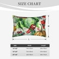 thumbnail image 6 of EasygdpVegan1 Polyester Fiber Double-Sided Pillowcase,Super Soft,Comfortable And Luxurious Pillowcase,Not Easy To Break Or Deform- 14"X20", 6 of 9