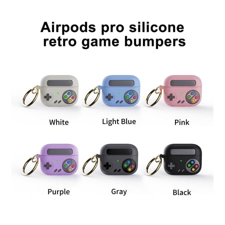 For Apple AirPods Pro 2 Vintage Case Shockproof Retro Game Console Pattern Headphone Case Cover With Ring Protective Shell