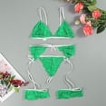 thumbnail image 5 of Gibobby Ropa sexy de mujer para sexo Bragas de satén para mujer, sexy, con costuras de cinta, sin espalda, lencería erótica(Verde, CH), 5 of 5