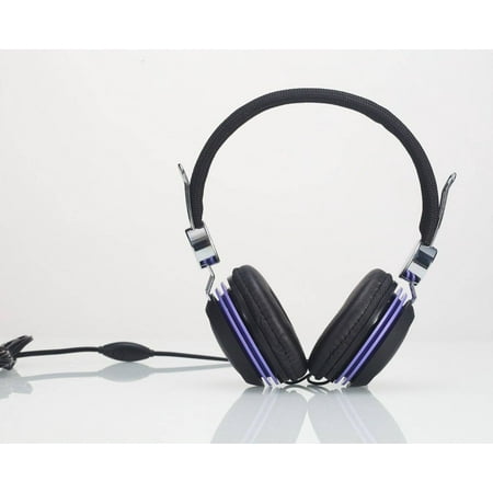 Overhead Mobile - Premium Over-Head Stereo Headset Headphones w/ Mic for Vertu Signature Touch,General Mobile GM5, Lenovo P2, Vibe K6, PALM Pixi Plus, Pixi (Purple) + MND Stylus