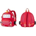 thumbnail image 3 of Nice Choice Cute Toddler Baby Girls Preschool Daycare Backpack Bookbag Schoolbag for Kids Girls Boys (FireEngine), 3 of 6