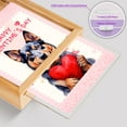 thumbnail image 4 of Happy Valentine's Day Australian Cattle Dog Brings Love Heart Acrylic Plaque with Wood Photo Frame Box Heeler Lover Gifts Light Box - 02028, 4 of 5