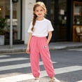 thumbnail image 5 of SJLDQY Boys Joggers Summer Lightweight Sweatpants Elastic Waist Casual Trousers with Pockets, 5 of 8