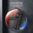 thumbnail image 2 of Grifo gris Life Gun, grifo de baño con agua fría y caliente, grifo de lavado doméstico, 2 of 4