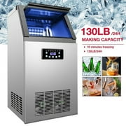Commercial Ice Maker Machine For Restaurant Bar 36 Ice Cube 130lb/24h