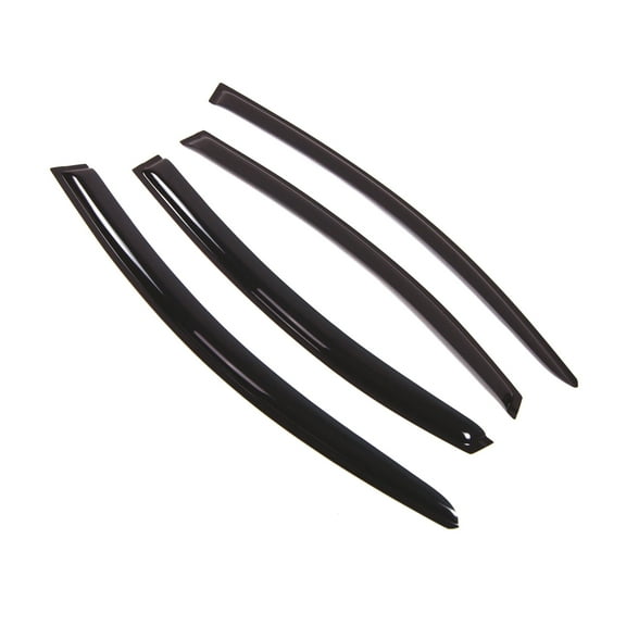 TuningPros Outside Mount Window Visor Deflector Smoke Tinted 4 Pcs Set For 2008-2009 Mazda Mazda6 Sedan