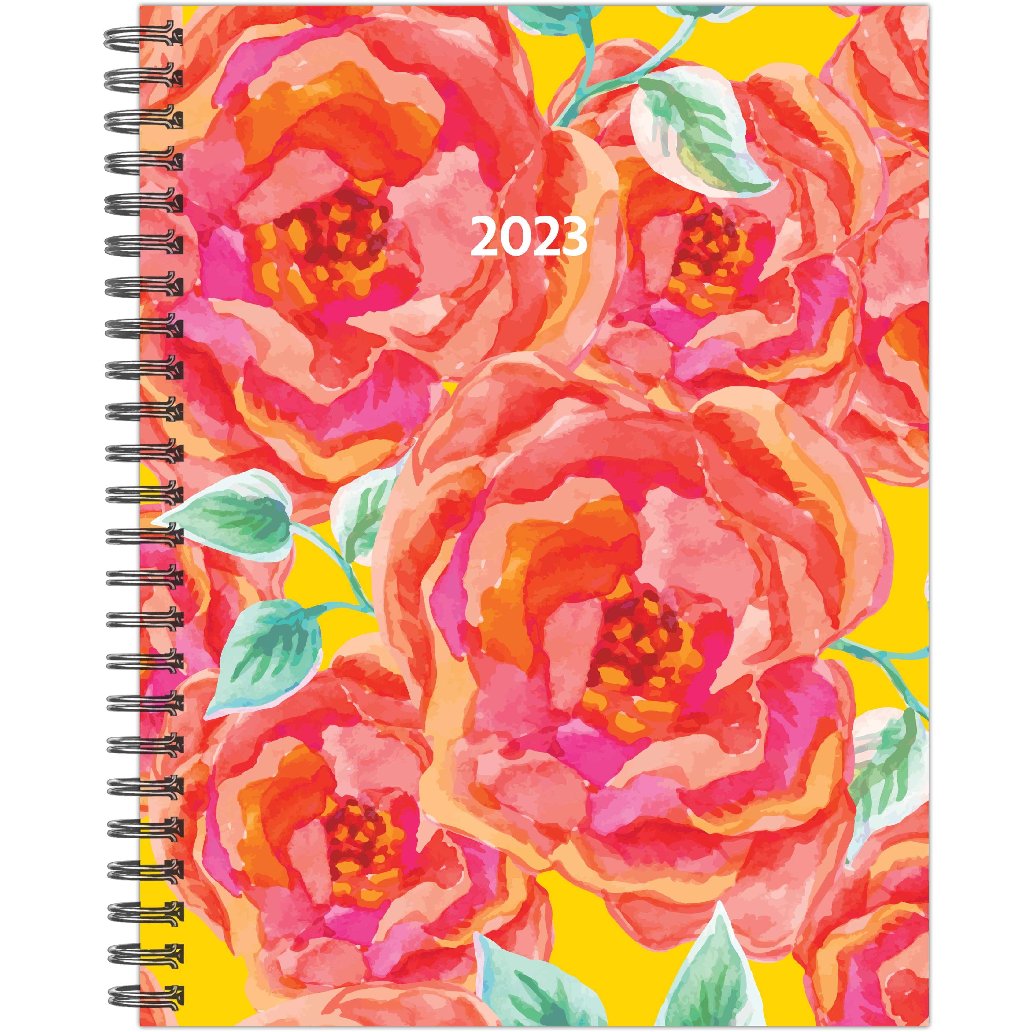 Rose Floral 2023 2023 8.5' x 11' Softcover Weekly Planner