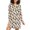 N719, variant on joogoo Christmas Chocolate Tree Women's Long Sleeve Nightgown Sleepwear L