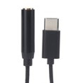 thumbnail image 3 of Phone Adapter Cable,  Soft Flexible Use 3.5mm TRRS To Type C Cable Black Weaving Material Light  for Phone, 3 of 8