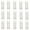 White Size K2, variant on VVQ White Plastic Christmas Tree Fence, Splicing Guardrail for Courtyard Garden Decoration, 11.81 Inch Tall Christmas Fence for Holiday Display 10 Pack