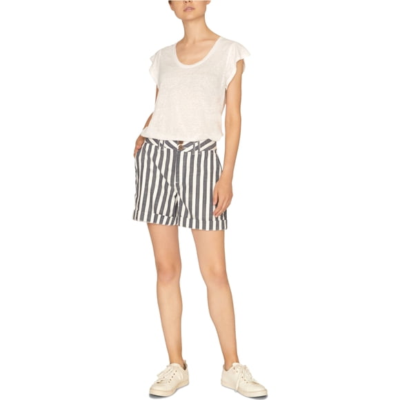 Sanctuary Clothing Womens Cabana Casual Bermuda Shorts, Azul, 28