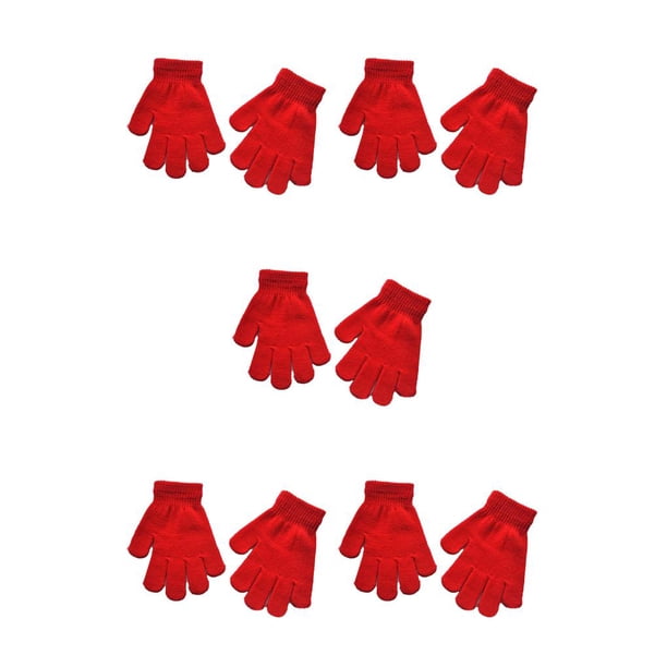 Qarigey 1 par de guantes para niños, accesorio de ropa de estilo Simple, cubiertas cómodas para calentar las manos, guante tejido para niños Type2 NO2