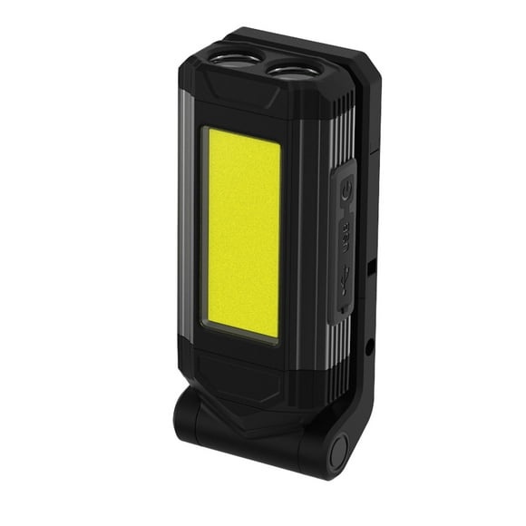 Mistaha Portable COB Work Light with Magnetic Hook - USB Rechargeable LED Inspection Lamp for Camping, Car Repair, and Outdoor Activities