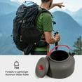 thumbnail image 6 of REDCAMP 1.4L Medium Outdoor Camping Kettle, Aluminum Water Pot with Carrying Bag, Compact Lightweight Tea Kettle, 6 of 10
