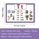 thumbnail image 5 of Juego de tarjetas didácticas del alfabeto | 26 tarjetas de aprendizaje de doble cara con formación de letras y palabras con imágenes | Incluye bolígrafo y anilla metálica | Material educativo de i, 5 of 5