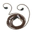 thumbnail image 4 of Headphone Upgrade Cable, Pre Formed Ear Hooks Soft 47.2in Oxygen Free Copper Reduce Stethoscopic Effect Headphone Cable High Resolution  For AS10 For ZS3, 4 of 8