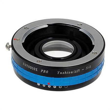 UPC: 0847372028870 | Fotodiox Pro Lens Mount Adapter – Yashica 230 AF SLR Lens to Nikon F Mount SLR Camera Body with Built-In Aperture Control Dial