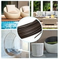 thumbnail image 4 of Unique Bargains Wicker Repair Kit, Synthetic Rattan Fix DIY Set for Wicker Furniture 1.1 LB, Black Brown, 4 of 5