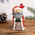 thumbnail image 7 of Shoreew Santa Claus Snowman Resin Figurine Christmas Tabletop Decoration for Home Office Desk Festive Holiday Gift, 7 of 7