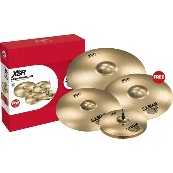 SABIAN XSR Series Performance Set With Free 18" Crash
