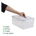 thumbnail image 3 of 4 Packs Large Airtight Food Storage Containers with Silicone Gasket Sealing Lid, 16 L / 546 Oz, Plastic Storage Bins Boxes for Bread, Rice, Flour, Dog Cat and Other Pet Food, 3 of 7