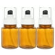 thumbnail image 1 of BRIGHTFUFU 3 piezas 100 ml Botellas de bomba vacías Botella de aceite esencial Botellas vacías Botella cosmética Botella de bomba portátil (marrón), 1 of 1