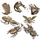 thumbnail image 3 of unbranded 5Ud De Abeja En Latón Dorado Para De Escritorio Con, 3 of 6