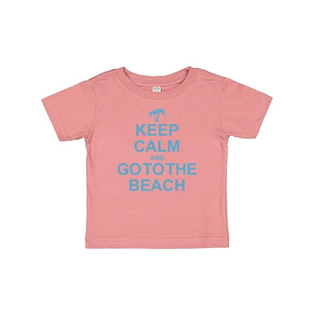 

Inktastic Keep Calm Go To The Beach Gift Baby Boy or Baby Girl T-Shirt