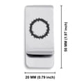 thumbnail image 2 of Stainless Steel Religious Crown of Thorns Classic Slim Money Clip Credit Card Holder, 2 of 2