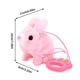 thumbnail image 2 of Juguete Realista de Conejo Saltarín con Orejas que se Mueven y Sonido Interactivo, Figura de Conejo de Peluche Suave Simulado, Compañero a Batería para Entretenimiento Familiar, 1 Pieza, 2 of 5