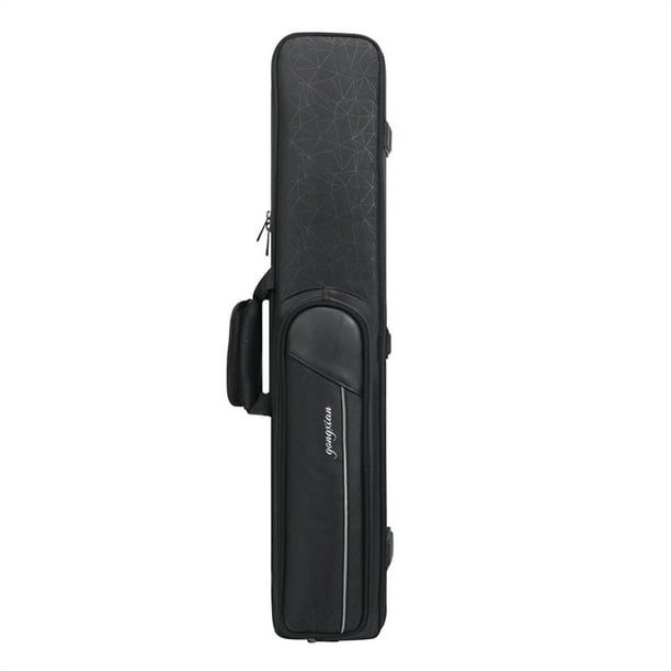 Estuche para tacos de billar, estuche portátil para tacos de billar y accesorios Negro