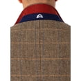thumbnail image 4 of Marc Darcy Ted Tweed Check Blazer, Brown, 4 of 10