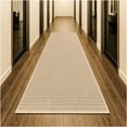 thumbnail image 7 of 3'x5' Soft and Durable Interlace Indoor - Outdoor Area Rugs Lightweight and Flexible for Easy Cleaning and Transport (Color: Taupe), 7 of 7