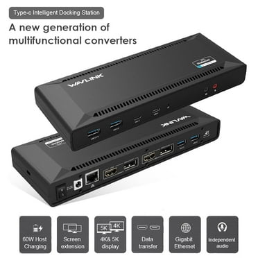 laptop dock station Dual 4K HDMI&DP with Power Delivery, Dual 4K@60Hz & 5K@60Hz, Gigabit Ethernet, Display, HDMI, USB3.0,Universal Docking Station