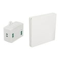thumbnail image 3 of Kit receptor de interruptor de luz inalámbrico de 433 Mhz, interruptor de pared remoto de autogeneración, resistente al agua, 110-230 V, para lámparas y ventiladores domésticos, 3 of 12