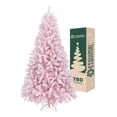 thumbnail image 1 of Árbol de Navidad Escarchado Frondoso Esquimal Pino Navideño con Nieve Artificial (Rosa Nevado, 1.8m), 1 of 6
